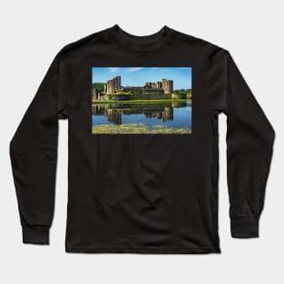 The Towers Of Caerphilly Castle Long Sleeve T-Shirt